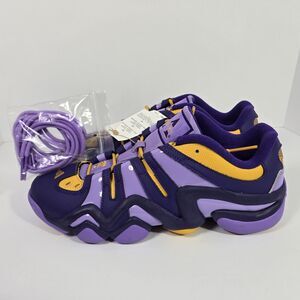 Adidas Crazy 8 Low HBCU Alcorn State Mens 12 Purple/Yellow IH5120